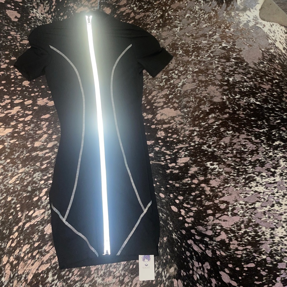 Reflective mini dress